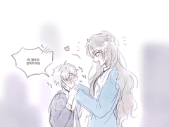 이즈루루 수채화 느낌 커미션