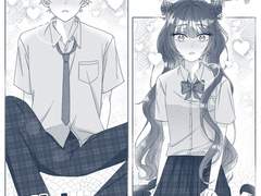 이즈루루 흑백 순정만화풍 고정틀 커미션