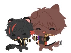 [치아테토/미도테토/쿠로테츠] 그림 커미션 백업