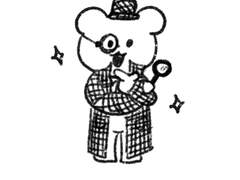 쪼리 가득 낙서