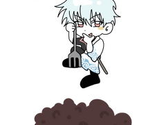 은혼 긴히지 음식 투명포카 도안 무료공유