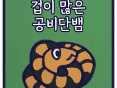 겁이 많은 공비단뱀