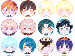 [원신] 캐릭터 원형 도안 한정무료배포