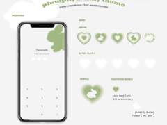plumpily bunny green theme / 애플 ios ver.