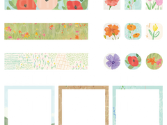 봄 패턴 스티커 (1)