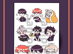 [굿노트 스티커]하이큐 카라스노 스티커