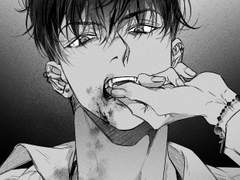 흑백 커미션 샘플