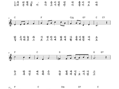 [사호 평온자의 전자 악보][단선]가을 1(동요) *멤버십 전용