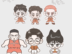 [슬램덩크]SD키링 도안 무료배포