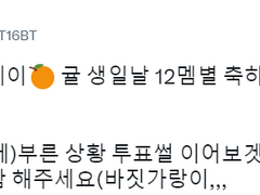 [부른] 해피귤데이 12멤별 상황투표 썰