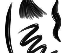 [프로크리에이트/브러쉬]머리카락 브러쉬 세트