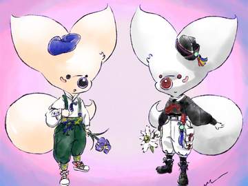 한복 입은 여우