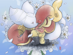 전통을 입은 여우