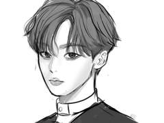 흑백 낙서 모음