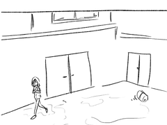 던진 어칼 만화