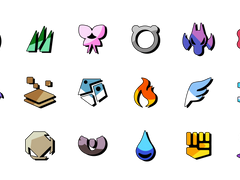 포켓몬 시리즈 타입별 아이콘 · 자기소개/트친소표