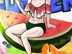 여름과일 합작 그림