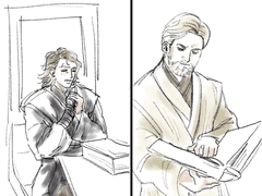 아나킨 오비완 트레 낙서