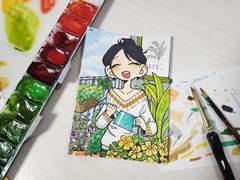 수채화 커미션!