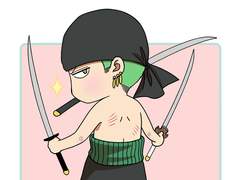 [조로산] 조로, 등짝을 보자!!