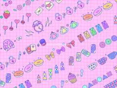 [굿노트] 하이틴 감성 핑크 스티커