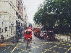 London in rain 4