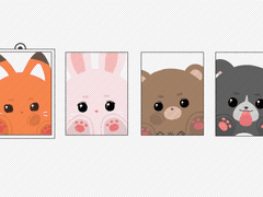 위너멀즈 키링도안 set (증사 ver.)