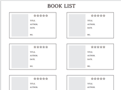 [굿노트 속지] 심플한 독서노트 무료 속지