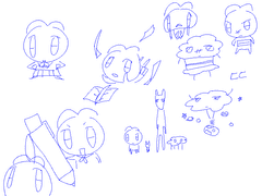 이상한 낙서 타입 작업물