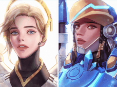 [오버워치] 파라 & 메르시