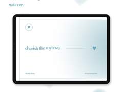 굿노트 만년형 // cherish the my love - mint ver.