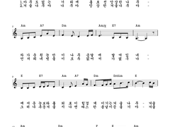 [사호 평온자의 전자 악보][단선]겨울 나무(동요) *멤버십 전용