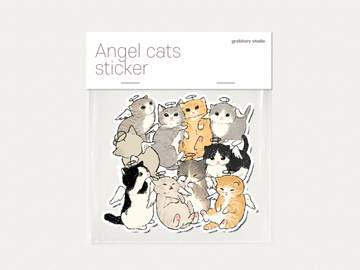 아기천사냥 스티커