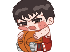 슬램덩크 바보트리오 농구공 내꺼야 키링