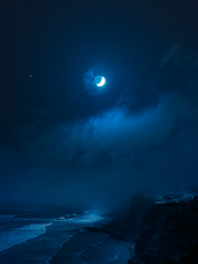 밤을 잃어버린 달에 대하여