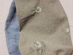 핸드메이드 자수 와이드 헤어밴드