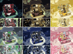 인형 상자 - 고정틀 커미션