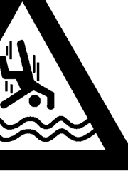 깊은 수심 주의