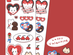 굿노트 | 해피 발렌타인 스티커