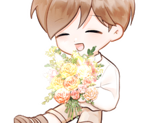 하나 키링 도안