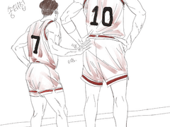 한시도 가만히 있지 않는 북산고 농구부