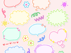 [말풍선] 굿노트 스티커