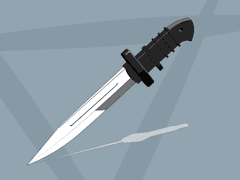 [3D 소재] 단검 : 서바이벌 나이프