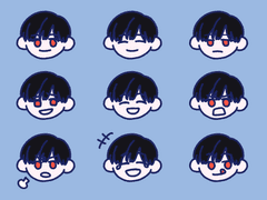 네존기서다원 스티커