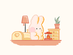 방에서 난로 쬐는 뽀구리