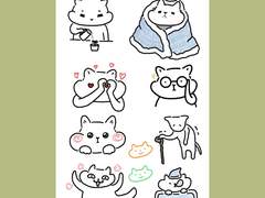 냥냥한 하루스티커