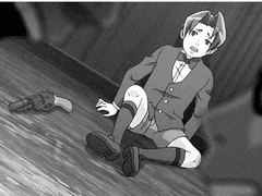 SF 세계관의 양자 데이터화 된 인간남녀 모습