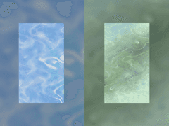 나무 아래 호수 | 일렁이는 바다