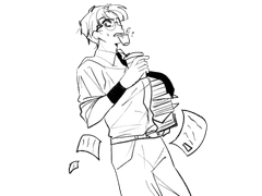 카페인 과다 몬지로