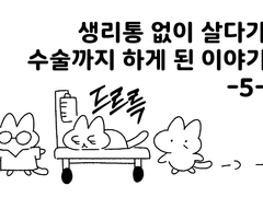 생리통 없이 살다가 수술까지 하게 된 이야기 -5-